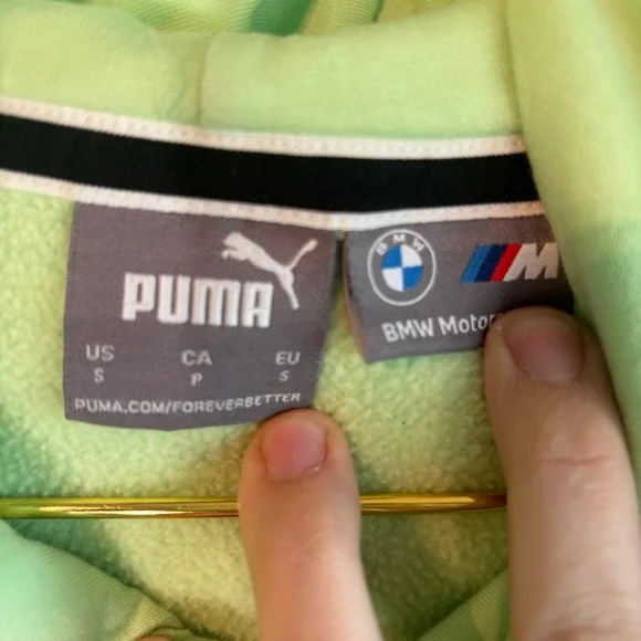 Puma BMW Motorsport Hoodie Pullover Graphic Logo Activewear Mens Size S - Picture 5 of 7